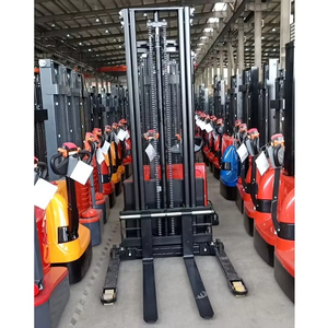 電動ウォーキー油圧式手動クレーンパレットスタッカーフォークリフト狭通路スマートハンドフォークリフトミニCEリーチトラック倉庫 - Product Image 3