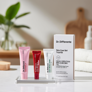 Kit de prueba del set de cuidado de la piel Dr. Different, crema hidratante con Cica de 10g para todo tipo de piel, uso diario - Product Image 3