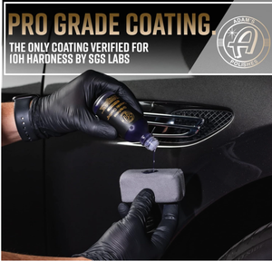 Revêtement céramique graphène professionnel Adams Advanced pour peinture automobile, dureté 9H, protection supérieure contre l'eau et les UV, garantie 10 ans - Product Image 2