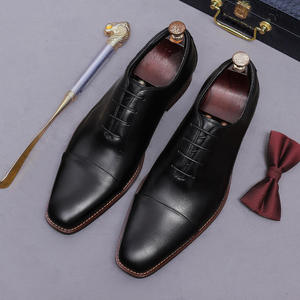 Zapatos formales de hombre personalizados al por mayor, zapatos de vestir de cuero italianos a la moda para boda, zapatos Oxford para hombre que aumentan la altura - Product Image 5