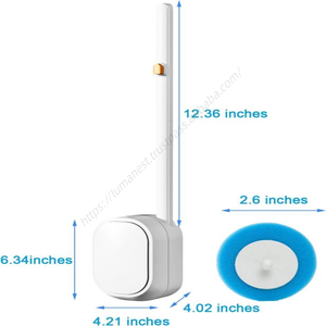 Cepillo de inodoro desechable al por mayor para el hogar, juego de limpieza sin puntos muertos, artefacto que no ensucia las manos - Product Image 5