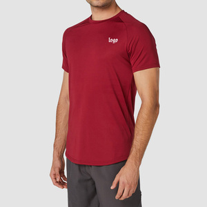 Đồng bằng bông TEE Áo sơ mi tùy chỉnh bán buôn người đàn ông <span class=keywords><strong>70</strong></span> Polyester 30 bông phòng tập thể dục nhanh khô tập thể dục T-Shirt - Product Image 1