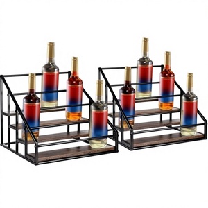 Rak Penyimpanan Kopi, Rak Penyimpanan Minuman Keras, Rak Pajangan Botol, Rak Pajangan Gelas, Rak Bumbu, Organizer Lemari Dapur - Product Image 1