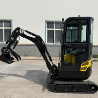 Excavatrice sur chenilles CT17BH 1,74 tonne, débit élevé 55,2 L/min, 19,3 kW, profondeur 2160 mm, force de bras 10,2 KN, installation de pipeline