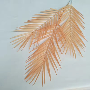 Hot Bán Nhân Tạo Đa-Màu Cây Cọ Lá Chiều Dài Nhiệt đới Lá Trang Trí Cây Bảo Quản Cây Cọ Lá - Product Image 5