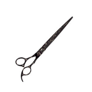 Tijeras de aseo para mascotas recubiertas de Color negro Tijeras rectas de aseo profesional de 6,5 pulgadas para recortar mascotas - Product Image 2