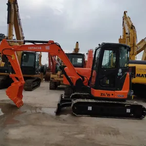 Miniexcavadora ZX55 de 5 Toneladas con Giro Cero para Proyectos de Jardinería y Construcción Urbana - Product Image 3