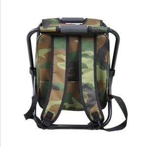 Tabouret de camping pliable portable personnalisable en gros, chaise de pêche pliable avec sac isotherme intégré - Product Image 6
