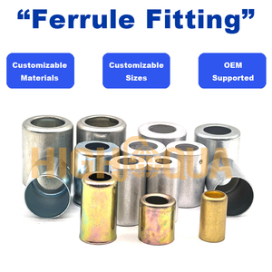 होज क्रिंप फेनियम एल्यूमीनियम फर्नियम #6 मानक फिट - Product Image 3