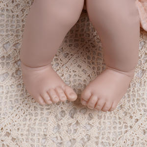 Poupée Reborn en Vinyle Souple de 20 Pouces, Fille Elfe Chbi, Kits de Peinture au Gel, Poupée de Mode à <span class=keywords><strong>Cheveux</strong></span> Courts pour la Création Artistique, Matériel en Vinyle Souple - Product Image 4