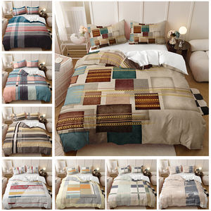 <span class=keywords><strong>ชุด</strong></span>เครื่องนอนที่สามารถปรับแต่งได้พิมพ์ดิจิตอล3D รูปทรงเรขาคณิตที่เรียบง่าย<span class=keywords><strong>ชุด</strong></span>ปลอกผ้านวมนุ่มสบาย - Product Image 2