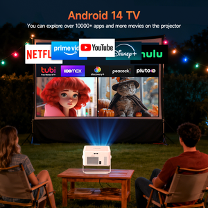 Projecteur intelligent Magcubic HY450 Max, nouvelle arrivée 2026, projecteur LCD natif 1080p, compatible 8K 4K, Android 14, 2 Go de RAM, home cinéma - Product Image 3