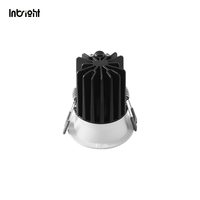 Spot LED encastré IP65 avec lentille réflectrice optionnelle pour éclairage de couloir d'hôtel et SPA