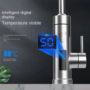 Nuevo diseño LED Pantalla digital <span class=keywords><strong>Calentador</strong></span> eléctrico <span class=keywords><strong>Grifo</strong></span> <span class=keywords><strong>de</strong></span> cocina 2024 nuevo diseño <span class=keywords><strong>Grifo</strong></span> <span class=keywords><strong>de</strong></span> <span class=keywords><strong>agua</strong></span> caliente instantánea - Product Image 2