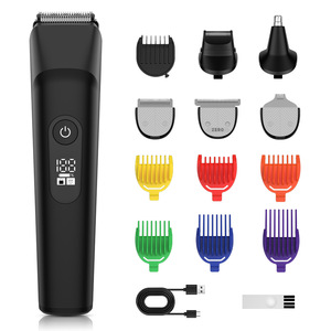 เครื่องตัดขน 5 in 1 รุ่นใบมีดรูปตัวยู พร้อมหน้าจอดิจิตอล แบบชาร์จไฟ สำหรับผู้ชายและผู้ใหญ่ - Product Image 4