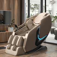 Fauteuil de massage inclinable de luxe en cuir PU de haute qualité pour 2024, fauteuil de massage Shiatsu à gravité zéro pour tout le corps