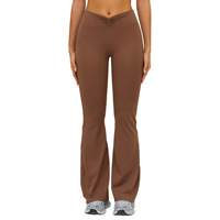 Legging Yoga Seamless Bernapas dengan Logo Custom, Pinggang Tinggi, Ukuran Besar, Kontrol Perut, Bahan Spandex, Celana Olahraga Wanita