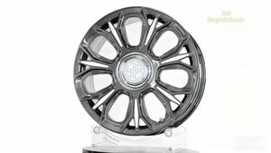 168 jantes personnalisées de <span class=keywords><strong>20</strong></span> pouces, noires, électro-plaquées, forgées, légères, modèle étoilé, adaptées à la BMW <span class=keywords><strong>Série</strong></span> 5/<span class=keywords><strong>Série</strong></span> 7, Infiniti Q70 - Product Image 5