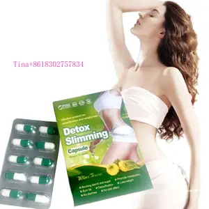 Private Label Sliming Tea bio erba natura a base di erbe perdita di peso ventre aderente Skinny Fit Slim Detox Capsule