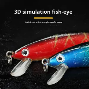 <span class=keywords><strong>Leurre</strong></span> flottant Minnow 9g Surprise Lures pour la pêche au marlin en lac et en rivière, eau salée, appât artificiel dur en acier inoxydable avec hameçons - Product Image 3