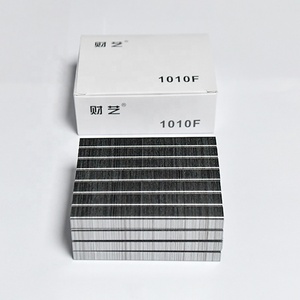 Clou personnalisé Q195 fer 10F série U Type attaches fil <span class=keywords><strong>galvanisé</strong></span> clou décoration agrafes pour meubles - Product Image 2