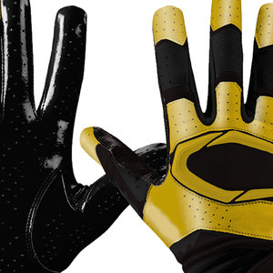 Gants de football américain professionnels, gants de receveur de football américain avec protection en silicone haute adhérence - Product Image 3