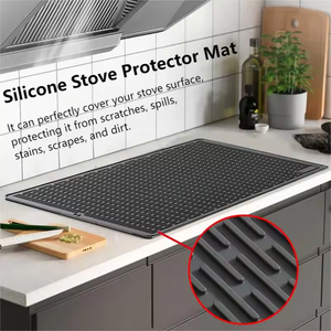 Tapis en silicone antidérapant de qualité alimentaire, résistant aux hautes températures, imperméable, pour évier de cuisine, cuisinière, four, comptoir - Product Image 3