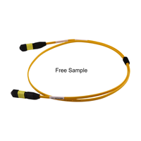 Câble de brassage en ruban monomode G652D MPO 8/12/24 fibres, PVC/LSZH haute densité, 1310/1550nm, pour équipement de fibre optique FTTH FTTX