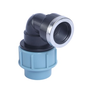 Raccords de réduction moulés PN16 16BAR en PEHD à raccordement rapide, mâle-femelle, pour irrigation, filetage <span class=keywords><strong>BSPP</strong></span>/NPT, matériaux de plomberie lisses - Product Image 1