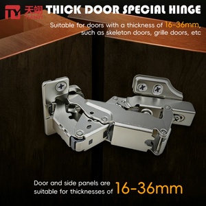 TIANYI Bisagra Hidráulica de Acero Laminado en Frío al por Mayor 125 °   Bisagras de Cierre Suave Ajustables para Muebles, para Puertas de Madera de Gabinetes - Product Image 4