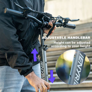 Brushless Motor 48v 15aH 10 Inch Air Tyre IENYRID S1 Folding Electric <b>Scooters</b> in US EU UK Popular <b>Scooter</b> Electric - Product Image 3