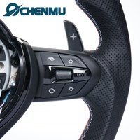 Volant en cuir à fond plat style M pour BMW Série E E81 E82 E87 E88 E90 E91 E92 E93 E84 Livraison rapide Nouvelle mise à niveau