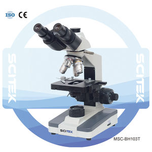 <span class=keywords><strong>Microscope</strong></span> biologique numérique SCITEK 4X 10X 40X 100X binoculaire/trioculaire pour traitement médical - Product Image 3