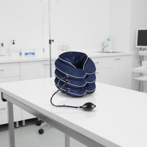 PVC 내부 소재의 3중 레이어 목 보호대, 경추 견인용 조절 가능 가정용 목 확장 베개 - Product Image 5