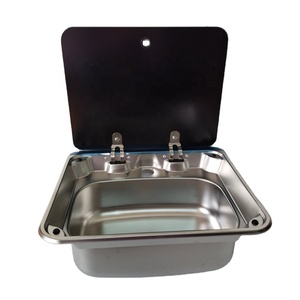 Évier de cuisinière rv en acier inoxydable acceptable personnalisé évier en verre trempé bol unique <span class=keywords><strong>pour</strong></span> <span class=keywords><strong>camping</strong></span>-<span class=keywords><strong>car</strong></span> rv - Product Image 1