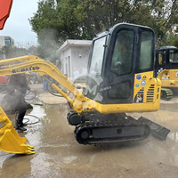 KOMATSU PC20MR Excavatrice hydraulique sur chenilles d'occasion 2 tonnes pour travaux de terrassement, équipement pour entrepreneurs, exportateur PC35MR PC30MR PC18MR