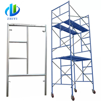 Construcción de andamios Sistema de andamios de estructura de acero tubular de 2 m para andamios de construcción y plataforma para construcción