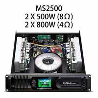 Amplificateur de puissance professionnel Gooermi 2 canaux classe H |   Amplificateur audio de scène PA 2U pour enceintes, DJ, club, sonorisation en direct