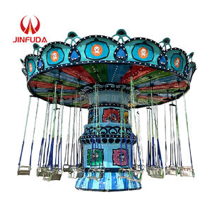 Silla Voladora Azul de <span class=keywords><strong>Cuento</strong></span> de Hadas para 24 Personas, Atracción de Parque de Diversiones al Aire Libre, Columpio Giratorio en Venta - Product Image 1