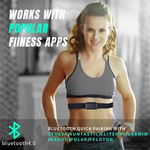 Sangle souple moniteur de fréquence cardiaque en cours d'exécution adapté <span class=keywords><strong>à</strong></span> la sangle de montage de la poitrine réglable sangle de poitrine élastique adaptée au sport polaire - Product Image 6