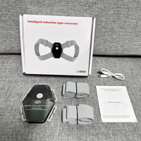 Correcteur de posture intelligent pour femmes hommes enfants, rappel de posture électronique avec vibration du capteur, attelle du haut du dos réglable