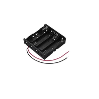 Soporte de Plástico para Baterías con Cable para Conexión de Circuitos, Módulos DIY, Placas PCB y Uso en Equipos Electrónicos