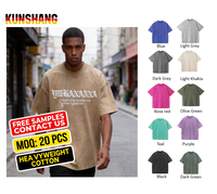 Kaos Katun Tebal Polos Grosir Vintage Wash Pria Streetwear Tee Hip Hop Berhias Rhinestone Custom Graphic Tshirt