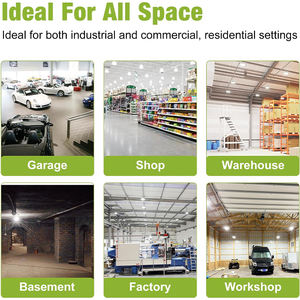 Светодиодный светильник UFO для мастерских 100W 150W, водонепроницаемый светодиодный светильник High Bay для складов и спортзалов - Product Image 6