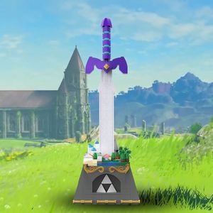 Légende de la Forêt Noire : <span class=keywords><strong>Château</strong></span> de Hailaru et Épée du Maître – Blocs de Construction en Plastique DIY MOC-36344 - Product Image 2