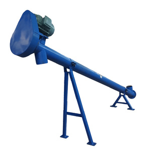 Nouveau convoyeur à vis industriel incliné en acier inoxydable robuste avec caractéristiques antistatiques pour les grains, la poudre et les particules - Product Image 4