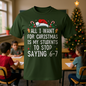 Camiseta con meme navideño para profesores, regalo navideño para educadores - Product Image 3
