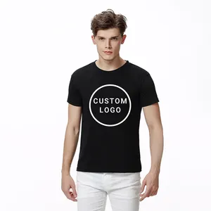 high quality designer customized famous branded t shirt youth boy 100% plain cotton club white t-shirts for men