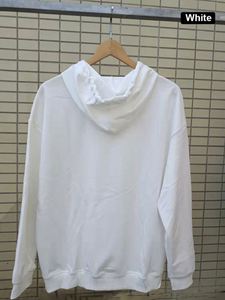 Free Sample Men's Oversized 100% Polyester Hoodies Sweatshirts Long Sleeve <b>Drop</b> Shoulder Custom Logo Print 3D Embroidery - Product Image 4