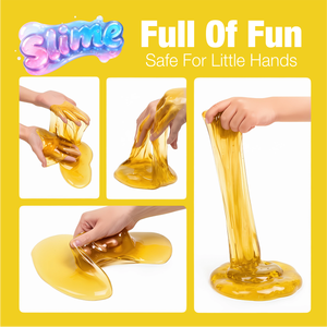 Slime Cristal 250ml Non Toxique Extensible Jouet Sensoriel Anti-Stress Vente en Gros Usine OEM ODM Lots de Faveurs de Fête pour Enfants Soulagement du Stress - Product Image 5